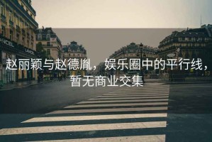 趙麗穎與趙德胤，娛樂圈中的平行線，暫無商業交集