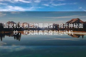 國安機(jī)關(guān)揪出的菲間諜，揭開神秘面紗，探究其真實(shí)身份與動機(jī)