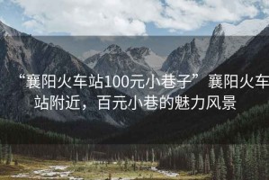 “襄陽火車站100元小巷子”襄陽火車站附近，百元小巷的魅力風(fēng)景