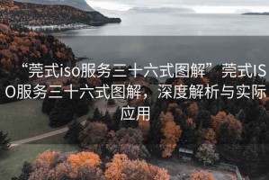 “莞式iso服務(wù)三十六式圖解”莞式ISO服務(wù)三十六式圖解，深度解析與實(shí)際應(yīng)用
