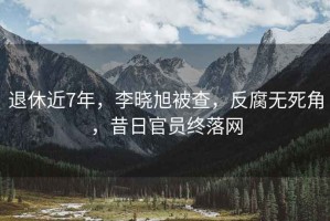 退休近7年，李曉旭被查，反腐無(wú)死角，昔日官員終落網(wǎng)