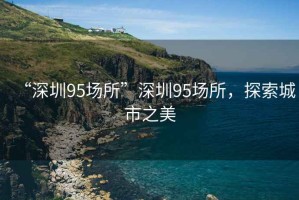 “深圳95場所”深圳95場所，探索城市之美