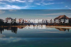 平湖小巷子150的愛情在哪條街:平湖小巷子位置