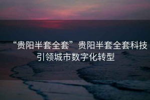 “貴陽(yáng)半套全套”貴陽(yáng)半套全套科技引領(lǐng)城市數(shù)字化轉(zhuǎn)型
