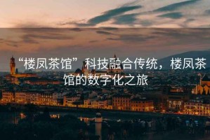 “樓鳳茶館”科技融合傳統，樓鳳茶館的數字化之旅