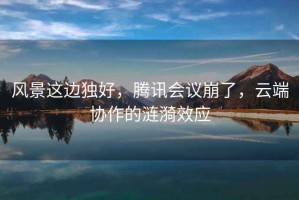 風景這邊獨好，騰訊會議崩了，云端協作的漣漪效應