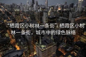 “棲霞區小樹林一條街”棲霞區小樹林一條街，城市中的綠色脈絡
