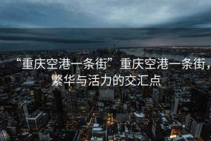 “重慶空港一條街”重慶空港一條街，繁華與活力的交匯點