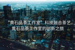 “黃石品茶工作室”科技融合茶藝，黃石品茶工作室的創新之旅