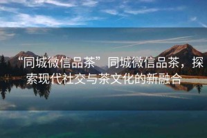 “同城微信品茶”同城微信品茶，探索現代社交與茶文化的新融合