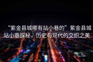 “紫金縣城哪有站小巷的”紫金縣城站小巷探秘，歷史與現代的交織之美
