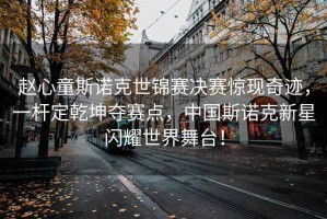 趙心童斯諾克世錦賽決賽驚現奇跡，一桿定乾坤奪賽點，中國斯諾克新星閃耀世界舞臺！