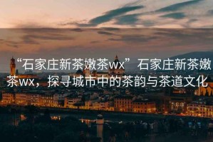 “石家莊新茶嫩茶wx”石家莊新茶嫩茶wx，探尋城市中的茶韻與茶道文化