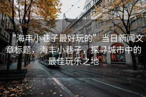 “海豐小巷子最好玩的”當(dāng)日新聞文章標(biāo)題，海豐小巷子，探尋城市中的最佳玩樂(lè)之地