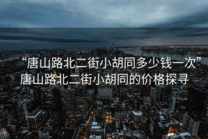 “唐山路北二街小胡同多少錢一次”唐山路北二街小胡同的價格探尋