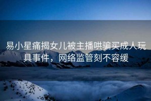 易小星痛揭女兒被主播哄騙買成人玩具事件，網絡監管刻不容緩