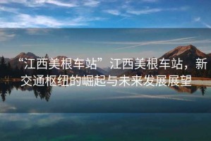 “江西美根車站”江西美根車站，新交通樞紐的崛起與未來發展展望