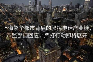 上海繁華都市背后的騷擾電話產(chǎn)業(yè)鏈，市監(jiān)部門回應(yīng)，嚴(yán)打行動即將展開