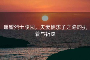 遙望烈士陵園，夫妻倆求子之路的執著與祈愿
