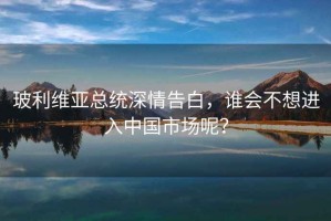 玻利維亞總統深情告白，誰會不想進入中國市場呢？