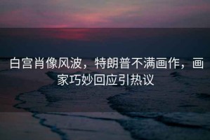 白宮肖像風(fēng)波，特朗普不滿畫作，畫家巧妙回應(yīng)引熱議
