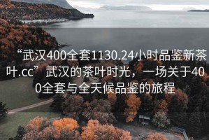 “武漢400全套1130.24小時品鑒新茶葉.cc”武漢的茶葉時光，一場關于400全套與全天候品鑒的旅程