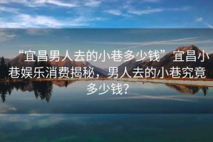 “宜昌男人去的小巷多少錢”宜昌小巷娛樂消費揭秘，男人去的小巷究竟多少錢？
