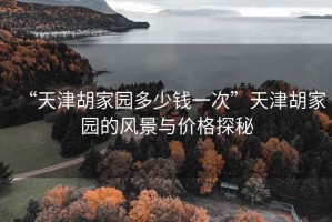 “天津胡家園多少錢一次”天津胡家園的風景與價格探秘
