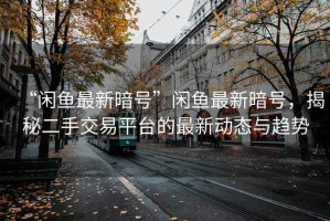 “閑魚最新暗號”閑魚最新暗號，揭秘二手交易平臺的最新動態(tài)與趨勢