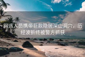 網(wǎng)逃人員攜帶巨款隱居深山洞穴，歷經(jīng)波折終被警方抓獲