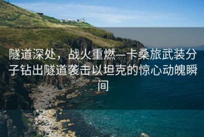 隧道深處，戰(zhàn)火重燃—卡桑旅武裝分子鉆出隧道襲擊以坦克的驚心動(dòng)魄瞬間