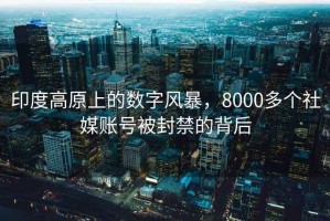 印度高原上的數(shù)字風(fēng)暴，8000多個(gè)社媒賬號(hào)被封禁的背后