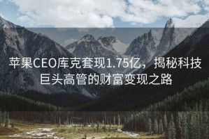 蘋果CEO庫克套現(xiàn)1.75億，揭秘科技巨頭高管的財富變現(xiàn)之路