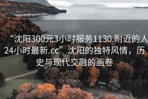 “沈陽300元3小時服務1130.附近的人24小時最新.cc”沈陽的獨特風情，歷史與現代交融的畫卷