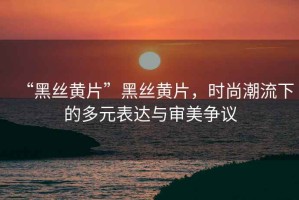 “黑絲黃片”黑絲黃片，時尚潮流下的多元表達與審美爭議