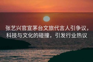 張藝興官宣茅臺文旅代言人引爭議，科技與文化的碰撞，引發(fā)行業(yè)熱議