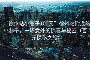 “徐州站小巷子100元”徐州站附近的小巷子，一場意外的驚喜與秘密（百元探秘之旅）