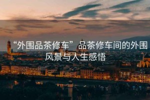 “外圍品茶修車”品茶修車間的外圍風(fēng)景與人生感悟