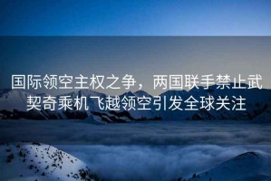 國際領(lǐng)空主權(quán)之爭(zhēng)，兩國聯(lián)手禁止武契奇乘機(jī)飛越領(lǐng)空引發(fā)全球關(guān)注