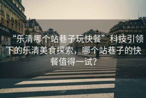 “樂清哪個站巷子玩快餐”科技引領(lǐng)下的樂清美食探索，哪個站巷子的快餐值得一試？