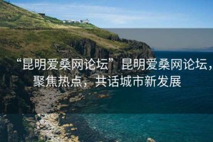 “昆明愛桑網(wǎng)論壇”昆明愛桑網(wǎng)論壇，聚焦熱點(diǎn)，共話城市新發(fā)展