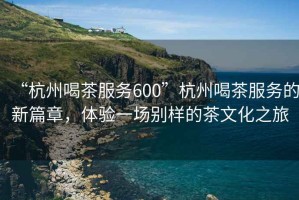 “杭州喝茶服務600”杭州喝茶服務的新篇章，體驗一場別樣的茶文化之旅
