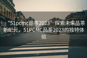 “51pcmc品茶2023”探索未來品茶新紀元，51PCMC品茶2023的獨特體驗