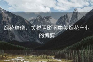 煙花璀璨，關(guān)稅陰影下中美煙花產(chǎn)業(yè)的博弈