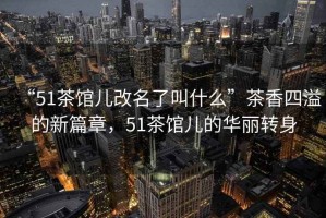 “51茶館兒改名了叫什么”茶香四溢的新篇章，51茶館兒的華麗轉身