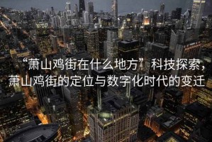 “蕭山雞街在什么地方”科技探索，蕭山雞街的定位與數(shù)字化時代的變遷
