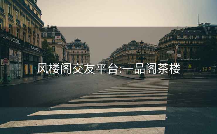風(fēng)樓閣交友平臺:一品閣茶樓