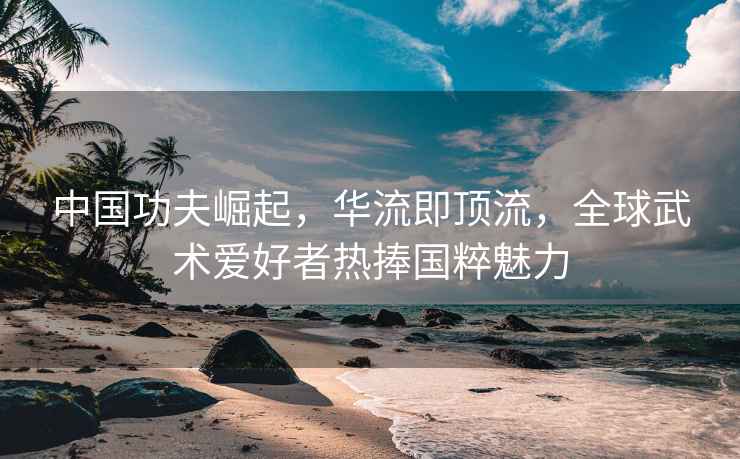 中國功夫崛起，華流即頂流，全球武術愛好者熱捧國粹魅力