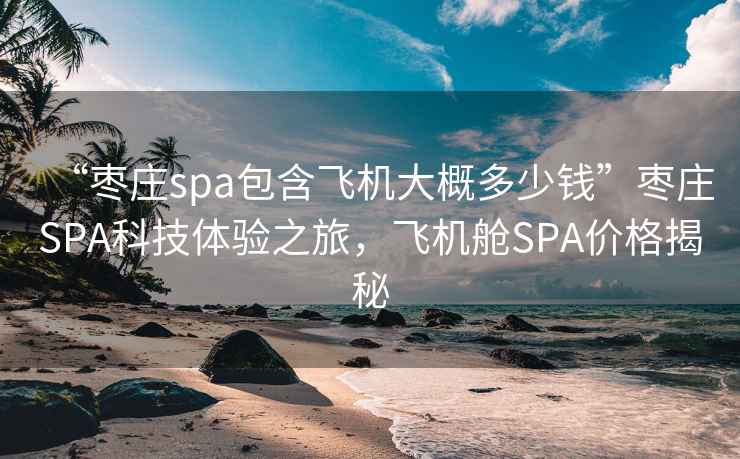 “棗莊spa包含飛機大概多少錢”棗莊SPA科技體驗之旅，飛機艙SPA價格揭秘