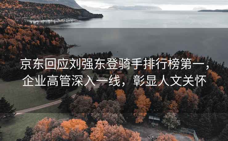 京東回應劉強東登騎手排行榜第一，企業高管深入一線，彰顯人文關懷